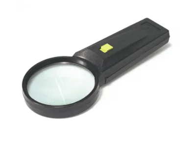זכוכית מגדלת 14 LED מגנטי קוטר 120 ממ סיגנט